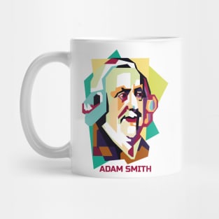 Adam Smith in WPAP Mug